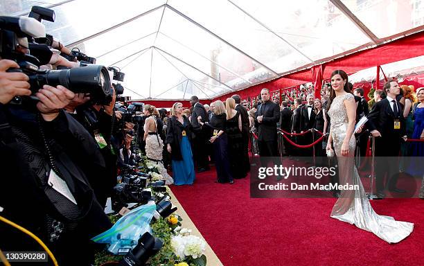 Actress Sandra Bullock attends the 82nd Annual Academy Awards held at the Kodak Theater on March 7, 2010 in Hollywood, California.