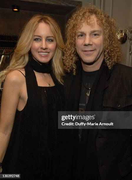 Lexi Quaas and musician David Bryan of Bon Jovi attend the Yellow Fever launch party at RdV on February 19, 2009 in New York City.