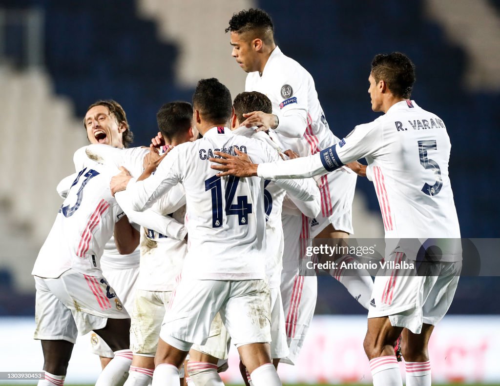 Atalanta v Real Madrid  - UEFA Champions League Round Of 16 Leg One