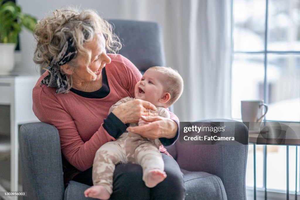 Grandmother with grandchild