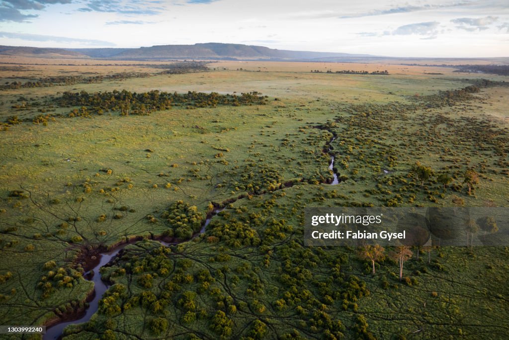 Maasai Mara Luftbild