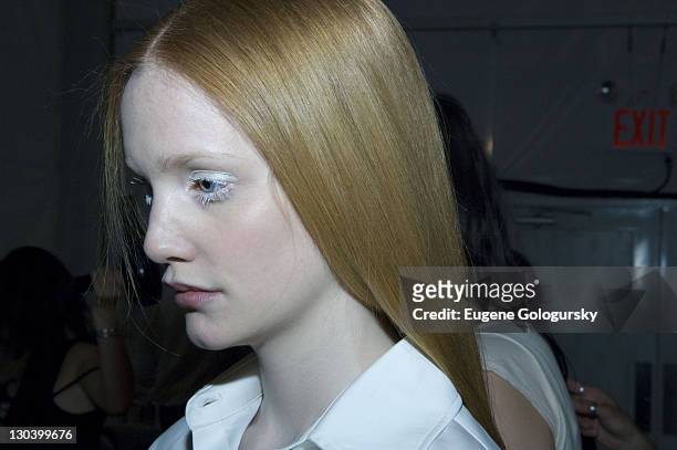 Erin Fetherston Model at Mercedes-Benz Fashion Week Spring 2008 on September 5, 2007 in New York.
