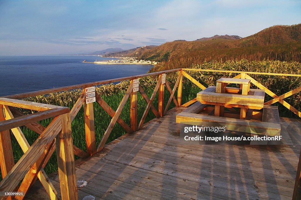 Whale watching park, Hokkaido Prefecture, Japan