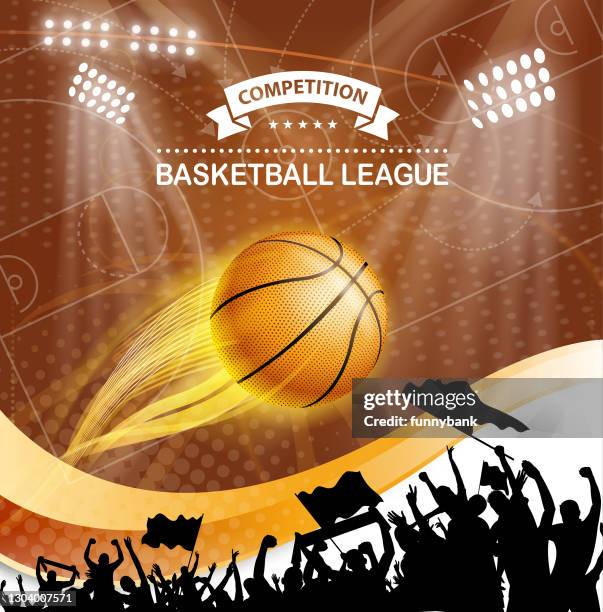 ilustrações de stock, clip art, desenhos animados e ícones de basketball competition - gym wallpaper
