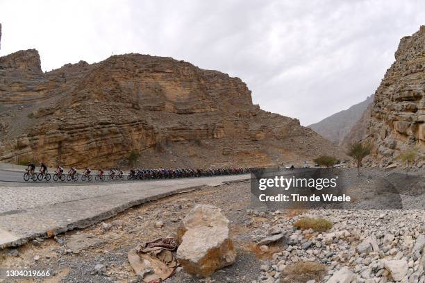 Ivan Ramiro Sosa Cuervo of Colombia and Team INEOS Grenadiers, Brandon Rivera Vargas of Colombia and Team INEOS Grenadiers Tadej Pogacar of Slovenia...