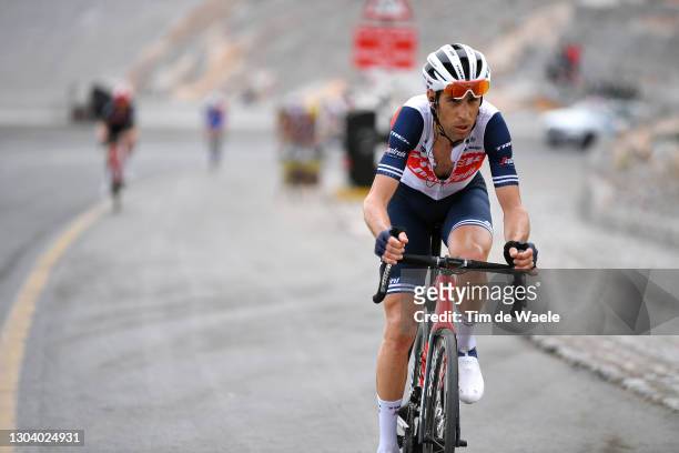 Vincenzo Nibali of Italy and Team Trek-Segafredo during the 3rd UAE Tour 2021, Stage 5 a 170km stage from Fujairah Marine Club to Jebel Jaison 1489m...