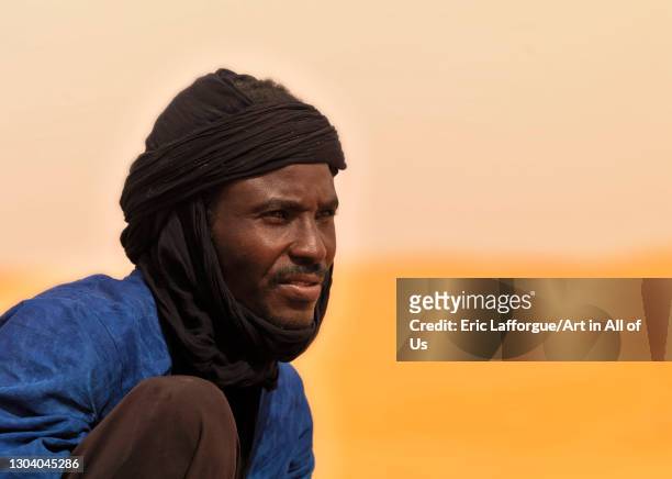 Portrait of a tuareg man, Fezzan, Umm al-Maa, Libya on November 1, 2007 in Umm Al-maa, Libya.