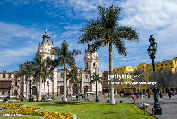 bestand - spanish royals meet president of peru stockfoto's en -beelden