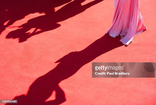celebrity standing on red carpet - red carpet event stock pictures, royalty-free photos & images