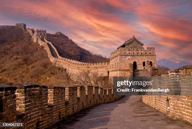 great wall of china - great wall of china stock pictures, royalty-free photos & images