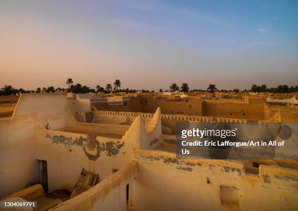 Roofs of the old town, Tripolitania, Ghadames, Libya on October 26, 2007 in Ghadames, Libya.