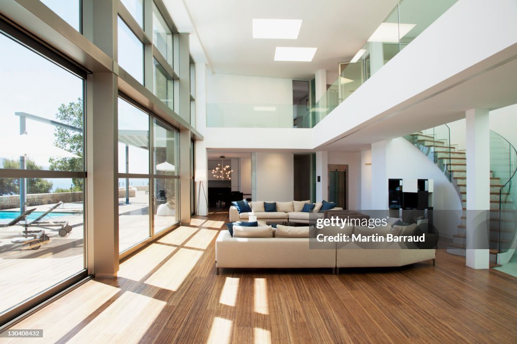 Offene Wohnbereich in einem modernen Haus