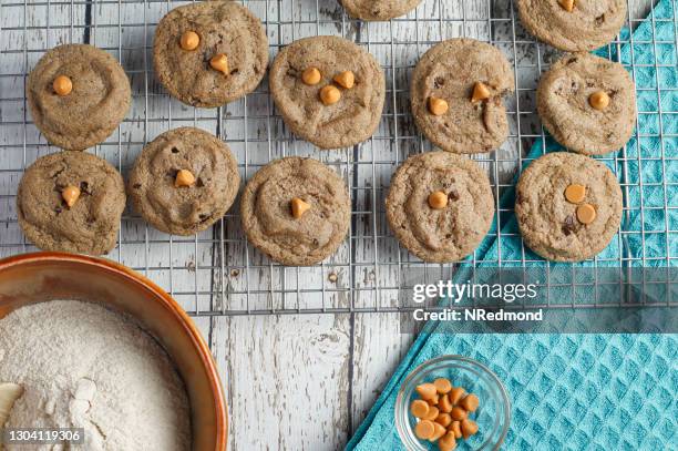 gluten free cookies - butterscotch stock pictures, royalty-free photos & images