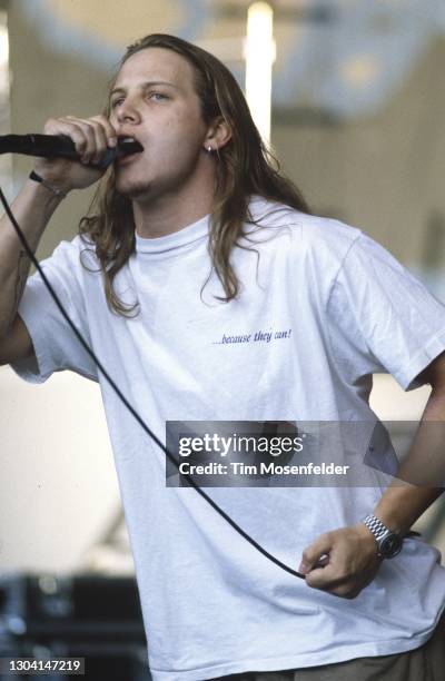 Kevin Martin of Candlebox performs at Shoreline Amphitheatre on July 22, 1999 in San Francisco, California.