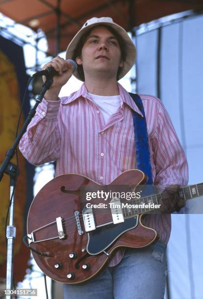 Jeff Tweedy of Wilco performs during Laguna Seca Daze at Laguna Seca Racetrack on May 25, 1996 in Monterey, California.