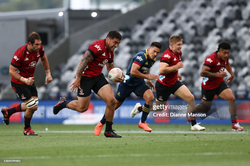 Super Rugby Aotearoa Rd 1 - Highlanders v Crusaders