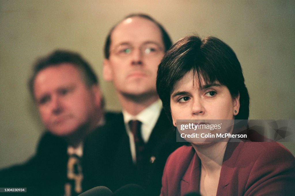 United Kingdom - Edinburgh - Launch of the SNP's 1999 Scottish Election Manifesto