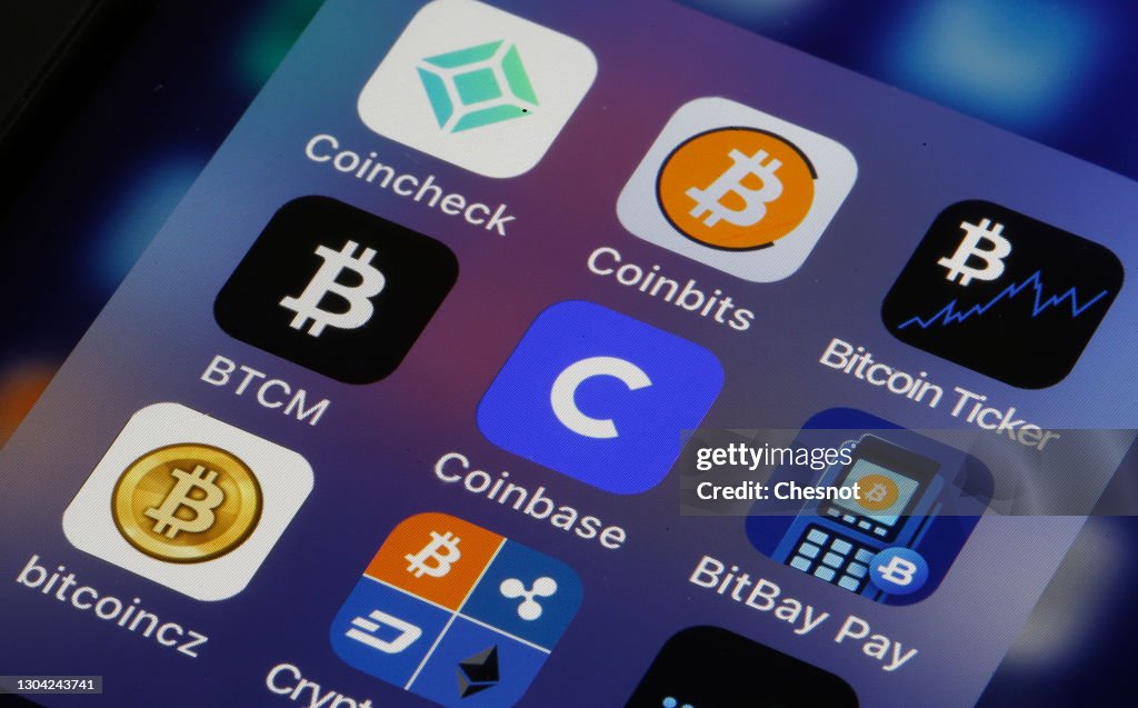 Coinbase Cryptocurrency Exchange Website : Illustration