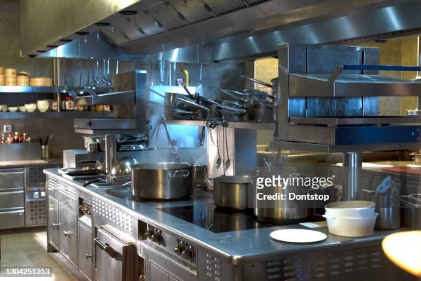 キッチンのインテリア - restaurant kitchen ストックフォトと画像