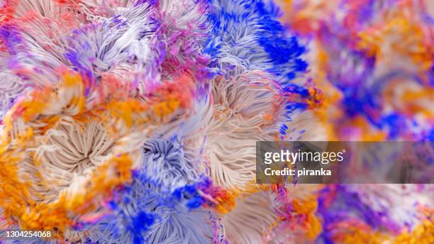 plante abstraite - coral colored photos et images de collection