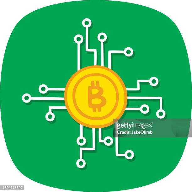 bitcoin-leiterplatte doodle - gambling chip stock-grafiken, -clipart, -cartoons und -symbole