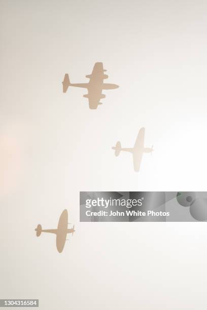 world war ii war planes. - world war ii stock pictures, royalty-free photos & images