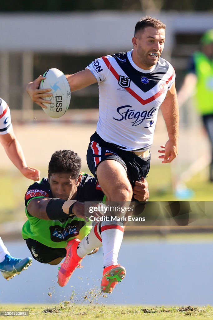 NRL Trial Match - Roosters v Raiders