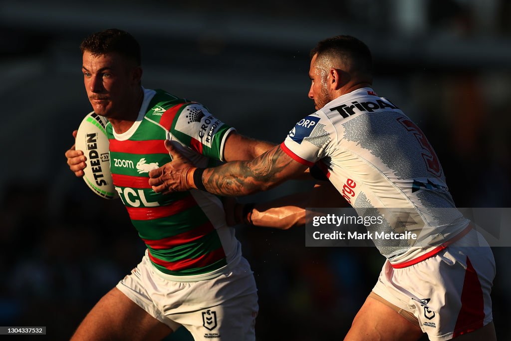 NRL Trial Match - Rabbitohs v Dragons