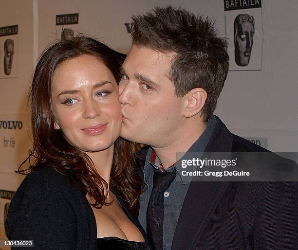 Emily Blunt Michael Buble Photos and Premium High Res Pictures Getty