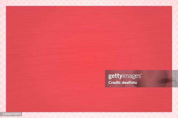 blank empty vibrant bright red coloured grunge framed backgrounds with very light pastel pink bling textured border at all the edges - tissue paper background stock illustrations