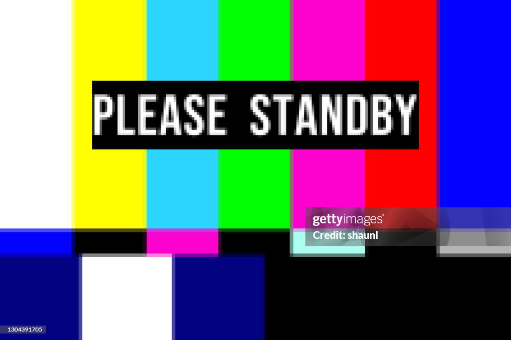 Please Standby Test Pattern High-Res Vector Graphic - Getty Images