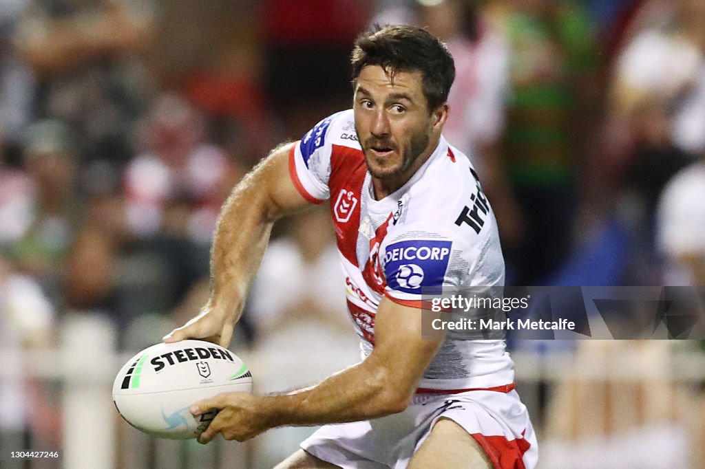 NRL Trial Match - Rabbitohs v Dragons