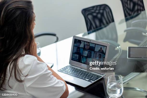 Watching On Computer Woman Watching Mans Face Against Computer Screen Photos and Premium ...