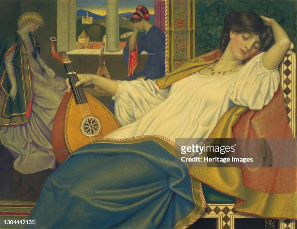 The Sleeping Beauty, 1903. Artist Joseph Edward Southall.