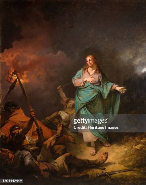 The Betrayal Of Christ, 1798. Artist Philip James de Loutherbourg.