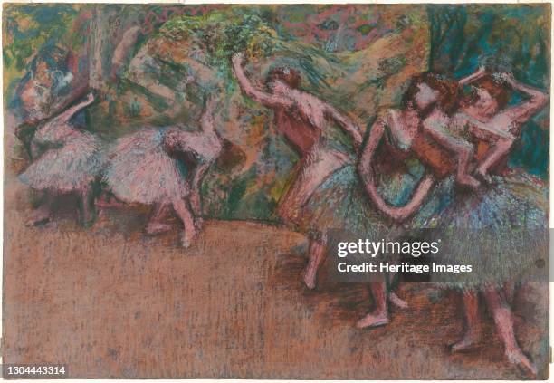 Ballet Scene, c. 1907. Artist Edgar Degas.