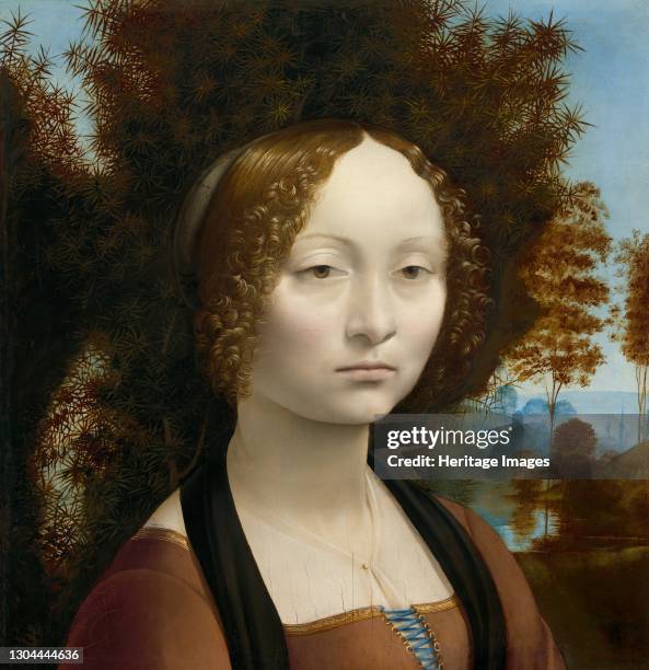 Ginevra de' Benci [obverse], c. 1474/1478. Artist Leonardo da Vinci.