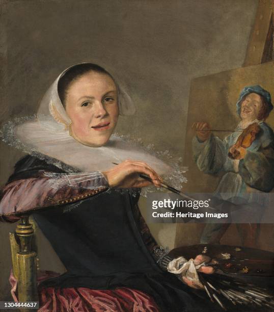 Self-Portrait, c. 1630. Artist Judith Leyster.