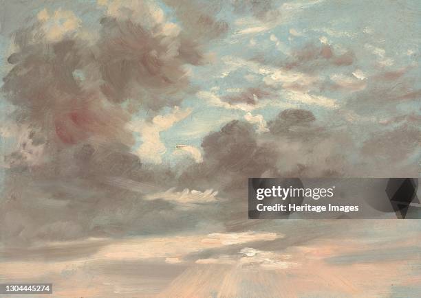 Stormy Sunset, 1821-1822. Artist John Constable.