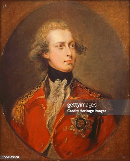 George IV as Prince of Wales, 1781. Artist Gainsborough Dupont.