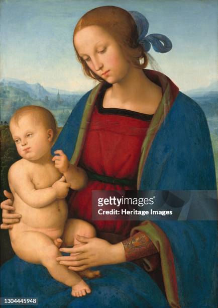 Madonna and Child, c. 1500. Artist Perugino.