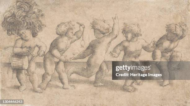 Five Dancing Putti,.n.d. Artist Amico Aspertini.