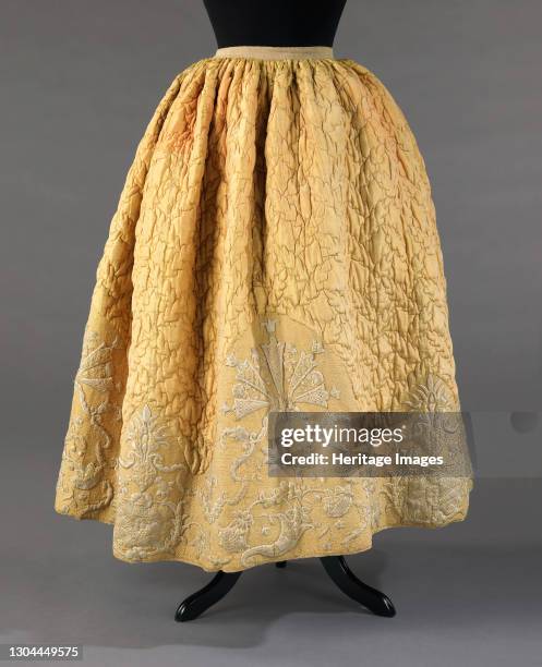 Petticoat, Swedish, 1740-60. Artist Unknown.