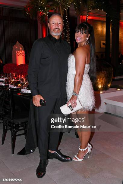 Richard Charlton and Suzanne Charlton attend as Haute Living celebrates 50 Cent with Wrist Aficionado and Rolls-Royce Motor Cars at The Setai Miami...