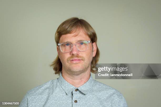 mullet - boring portrait imagens e fotografias de stock