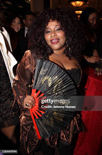 Chaka Khan attends 11th Annual Uniting Nations Awards viewing and dinner after party at the Beverly Hilton hotel on March 7, 2010 in Beverly Hills,...