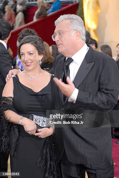Randy Newman , nominee Best Music for Our Town from Cars, and wife Gretchen Preece