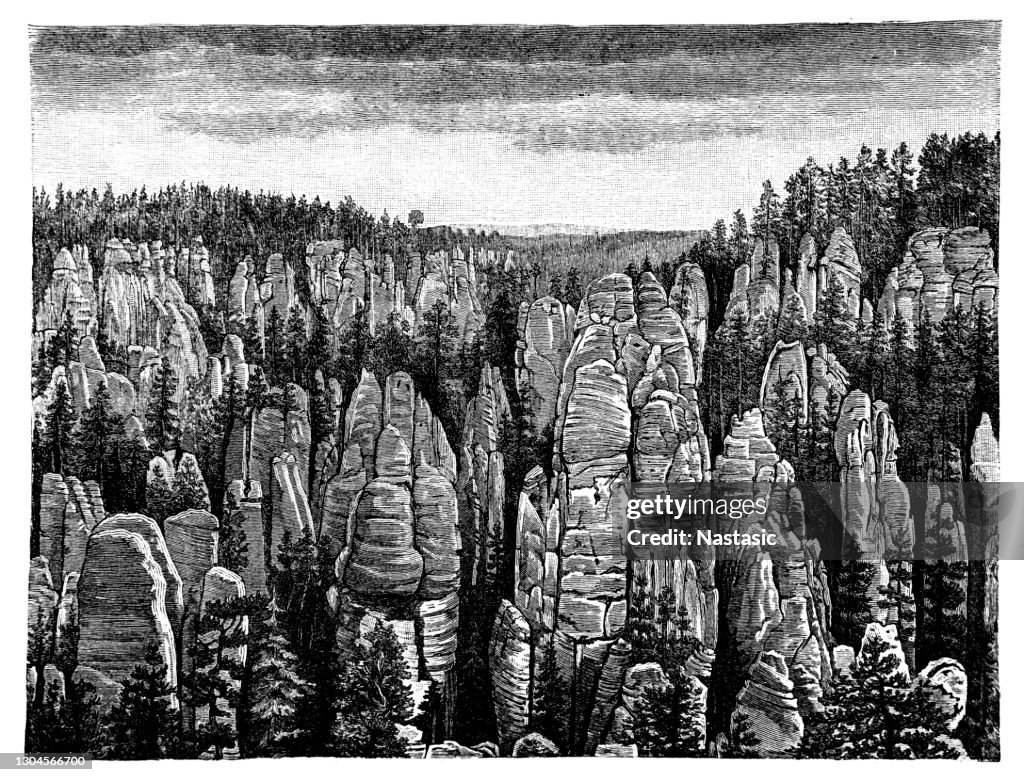 Adršpach-Teplice Rocks,Czech Republic