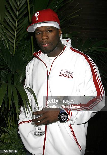 Cent during The 49th Annual GRAMMY Awards - Universal Music Group After Party at Palms in Los Angeles, California, United States.