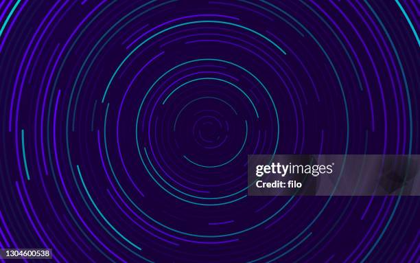 stockillustraties, clipart, cartoons en iconen met cirkelende abstracte tech zoom achtergrond - digital viewfinder